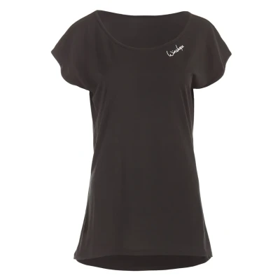 Image of Winshape Kurzarmshirt Basic Tshirt, Women&#039;s, Size: XXL, Black