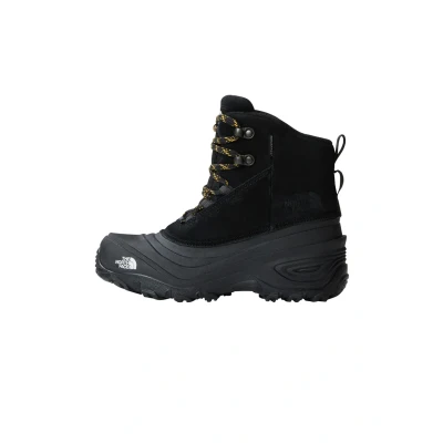Image of The North Face Chilkat V LACE Mountain shoes for kids, Size: 2, tnf black Synthetics