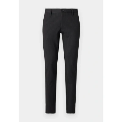 Image of Only &amp; Sons Onsmark Stripe GW 3727 NOOS Chinos, Men&#039;s, Size: 33x32, Black