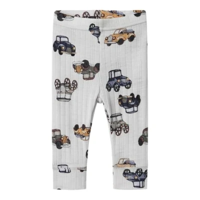 Image of Name it Nbmwang Needle Longjohn Unisex Leggings Trousers for kids, Size: 57, Gray dawn