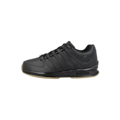 Image of K SWISS Rinzler Trainers Black gum, Men&#039;s, Size: 10, gum Leather