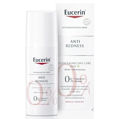 Image of Eucerin AntiRedness Concealing Day Cream SPF25 Tinted 50ml