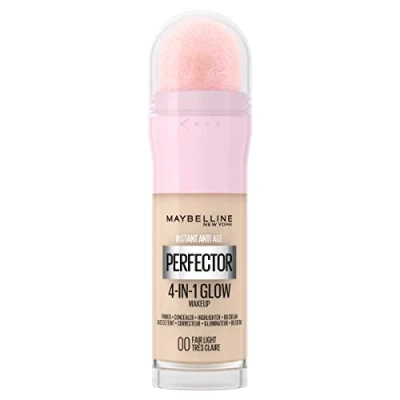 Image of Maybelline Instant Anti Age Perfector 4 in 1 Glow Primer, Concealer, Highlighter, BB Cream 20ml (Various Shades) Fair Light