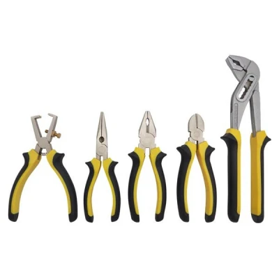 Image of Toolland HPSET1 Chrome Vanadium Steel Pliers Set (Pack of 5)