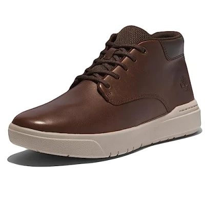 Image of Timberland Seneca BAY Chukka Trainers, Men&#039;s, Size: 8.5, Chestnut Leather