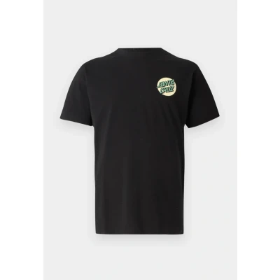 Image of Santa Cruz Screaming ROSE Flash Unisex Print Tshirt, Size: Small, Black