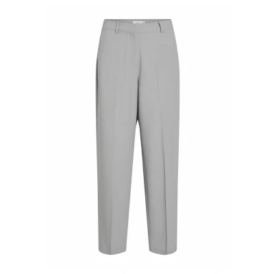 Image of VILA Visiffe HW Straight NOOS Trousers, Women&#039;s, Size: 38x32, Light grey melange