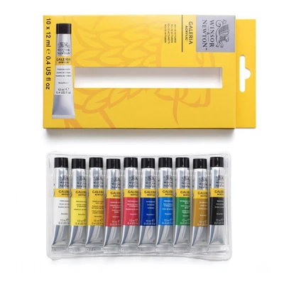 Image of Winsor &amp; Newton, Galeria Acrylic, 10x12ml Tube Set