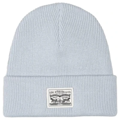 Image of Levi&#039;s Women&#039;s Backpatch Beanie, Light Blue, One Size