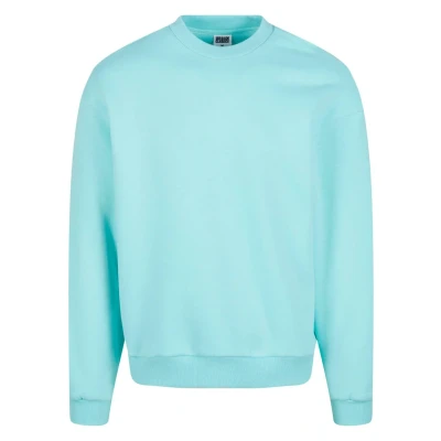 Image of Urban Classics Fluffy Crewneck Sweatshirt, Men&#039;s, Size: Large, Berylblue