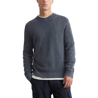 Image of Marc O&#039;Polo Denim Longsleeve CREW NECK Jumper, Men&#039;s, Size: Small, True navy