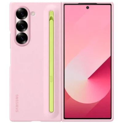 Image of Samsung PC Back Cover with S Pen Pink Galaxy Z Fold 6