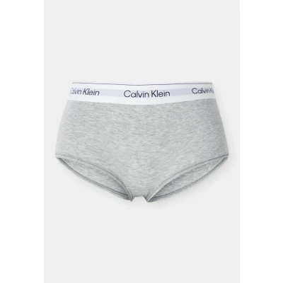 Image of Calvin Klein Women&#039;s Boy Shorts, Grey (Grey Heather), S