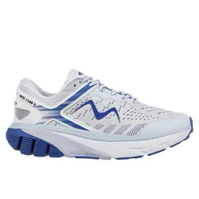 Image of MBT MTR 1500 II Lace Up Men&#039;s Running Shoes, White Blue, 43.5 EU