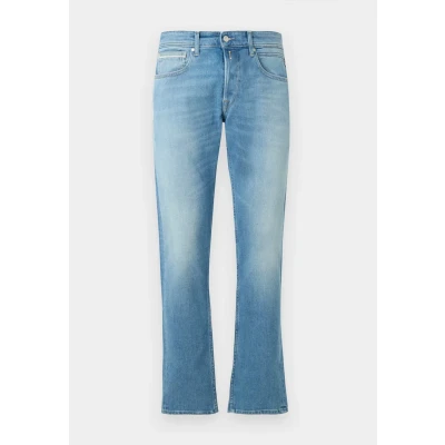 Image of Replay Grover Pants Straight leg jeans, Men&#039;s, Size: 36x32, Light blue