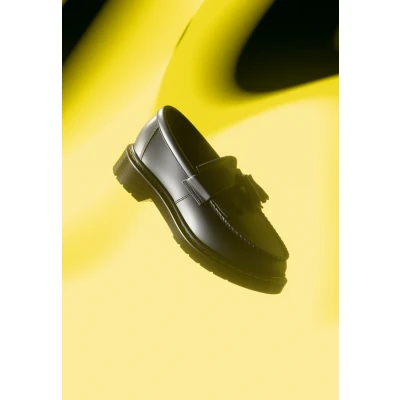 Image of Dr. Martens Adrian Slipons black, Size: 9, Black Leather