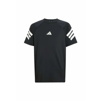 Image of adidas Sportswear NXT TEE Sports Tshirt Black white for kids, Size: 7 8y,
