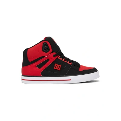 Image of DC Shoes PURE WC Training shoe, Size: 6.5, Fiery red/white/black Leather