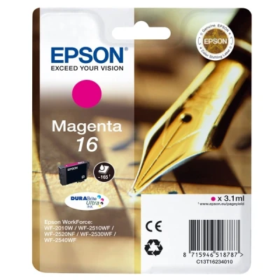 Image of Epson 16 Magenta Pen &amp; Crossword, Genuine, DURABrite Ultra Ink