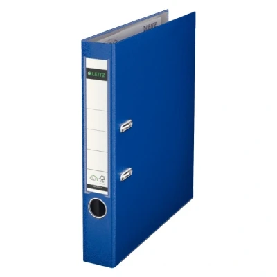 Image of Leitz 10155068 50mm A4 Spine 180 Degree Plastic Lever Arch File Blue