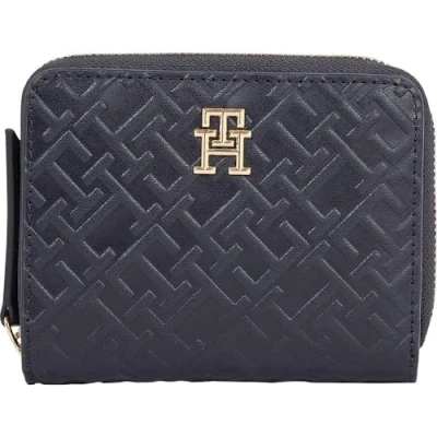 Image of Tommy Hilfiger TH Refined Med Mono Wallet AW0AW15755, Navy (Dw6), M, Classic