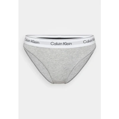 Image of Calvin Klein Underwear HIGH LEG ICON Briefs, Women&#039;s, Size: Small, Grey heather