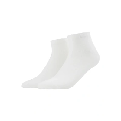 Image of Falke Happy 2PACK Everyday Casual Socks white, Men&#039;s, Size: 5.5 8, White