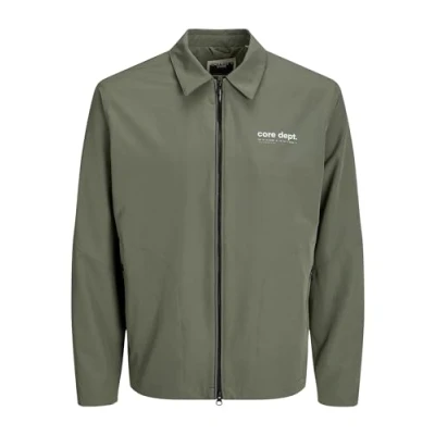 Image of Jack &amp; Jones Jcotrack Shacket Summer jacket, Men&#039;s, Size: XS, Agave green