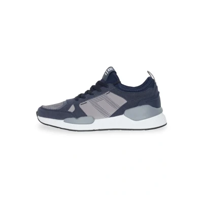 Image of Blend Trainers, Men&#039;s, Size: 10, Blue Textile