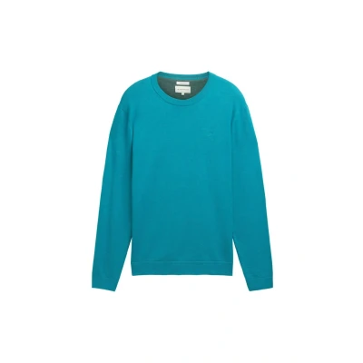 Image of TOM Tailor Jumper, Men&#039;s, Size: XXL, Turquoise blue melange