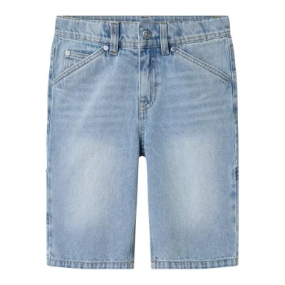 Image of NAME IT Boys Nkmryan Bermuda Shorts 3800 Im Noos, Light blue (light denim), 158
