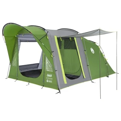Image of Coleman Oak Canyon 4 BlackOut Tent Man Family Tunnel with 2 Special Darkened Bedrooms and Living area Person Camping 4500mm Waterproof Sewn in Groundsheet