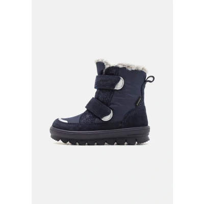 Image of Superfit Girl&#039;s FLAVIA warm gefütterte Gore Tex Stiefel, BLAU/SILBER 8000, Blau Silber 10 UK Child Wide