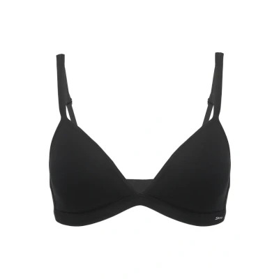 Image of Skiny Damen Triangel Gepaddet Triangle bra, Women&#039;s, Size: 32A, Black