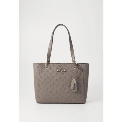 Image of Guess Gerty NOEL TOTE Handbag, Women&#039;s, Size: One Size, Dark taupe