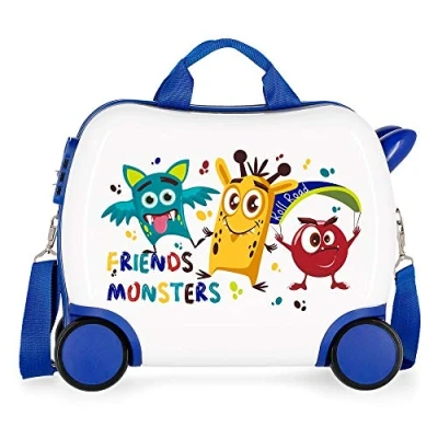 Image of Little Me, Roll Road Friends Hardside Carry on Suitcase, Unicorn Multicolour, 41 cm, Suitcase