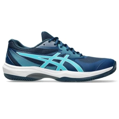 Image of Asics GAME Padel shoes, Men&#039;s, Size: 6.5, Mako blue/energy aqua Textile/synthetics