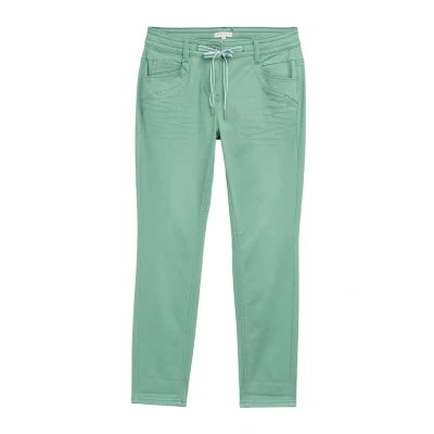 Image of TOM Tailor Tapered Trousers, Women&#039;s, Size: 40x28, Faded green