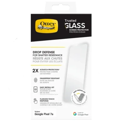 Image of Otterbox Tempered Glass Clear Screen Protector Google Pixel 7A