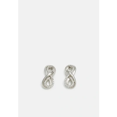 Image of Swarovski Hyperbola FIG PAVE Earrings, Women&#039;s, Size: One Size, White