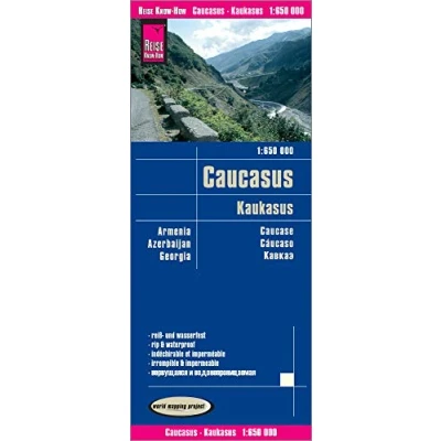 Image of Reise Know How Landkarte Kaukasus (1:650.000) : Armenien, Aserbaidschan, Georgien