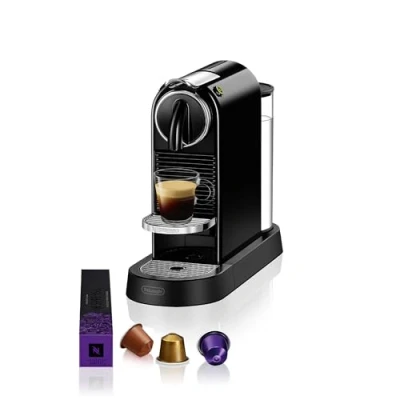 Image of NESPRESSO by De&#039;Longhi Citiz EN167.B Coffee Machine Black, Black