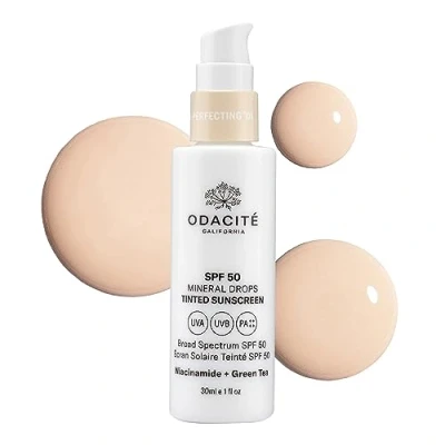 Image of Odacite SPF 50 Flex Perfecting Mineral Drops Tinted Sunscreen 01 30ml