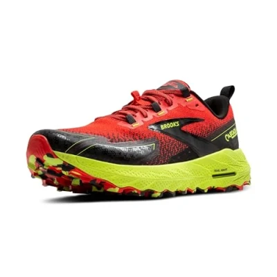 Image of Brooks Cascadia 18 Trail running shoes, Men&#039;s, Size: 8, Blue sapphire black orange Textile