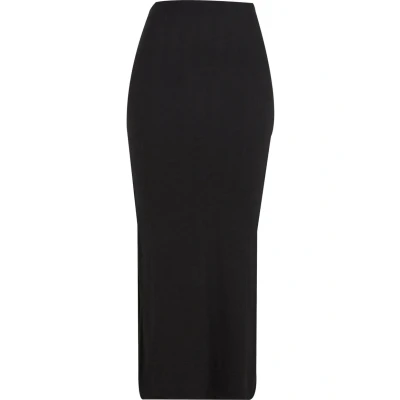 Image of Urban Classics HIGH SLIT Pencil skirt, Women&#039;s, Size: XS, Black