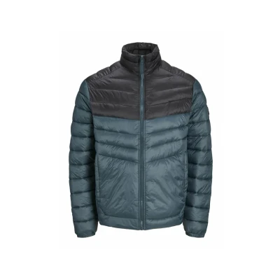 Image of JACK &amp; JONES Men&#039;s Jjesprint Puffer Collar Noos Pls Quilted Jacket, Magical Forest, 5XL