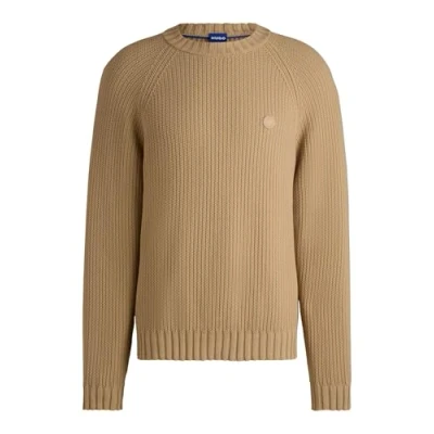 Image of HUGO Sonni Jumper, Men&#039;s, Size: Medium, Medium beige