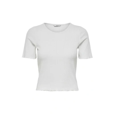 Image of ONLY Basic Tshirt, Women&#039;s, Size: XS, White