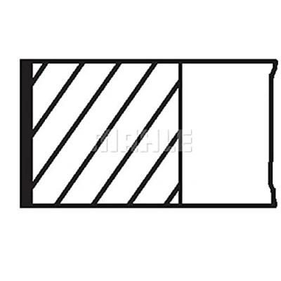 Image of Piston Ring Kit MAHLE ORIGINAL 012 20 N0