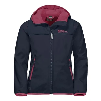 Image of Jack Wolfskin Fourwinds KIDS Unisex Soft shell jacket for kids, Size: 18 24m, Night blue